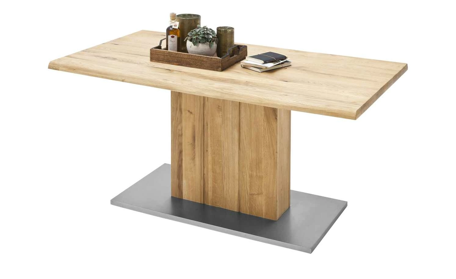 Woodford Säulentisch massiv Ateno Woodford Säulentisch massiv Ateno | 200|cm mit Baumkante -Hoeffner Verkäufe 14309220 2 202107201300