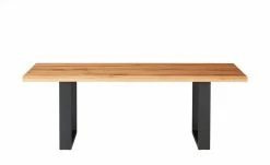 Woodford Kufen-Esstisch massiv Lavello | Wildeiche Anthrazit ca. 180x100 cm -Hoeffner Verkäufe 14309245 7 202108102232