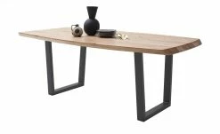 Woodford Kufentisch massiv Calotta | 180|cm Natur Trapez-Form Anthrazit -Hoeffner Verkäufe 15301455 5 202106211241