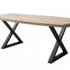 Woodford Kufentisch massiv Calotta | 220|cm Natur X-Form Anthrazit -Hoeffner Verkäufe 15301468 1 202106211241