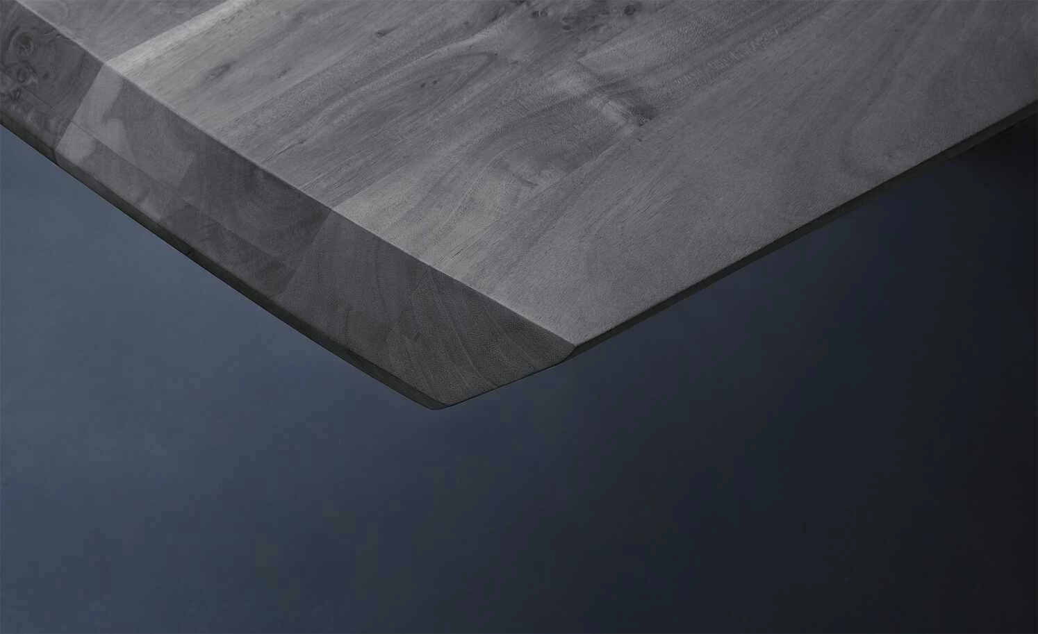 Woodford Kufentisch massiv Calotta Woodford Kufentisch massiv Calotta | 180|cm Grau sandgestrahlt X-Form Edelstahl -Hoeffner Verkäufe 15301511 3 202106211241