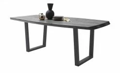 Woodford Kufentisch massiv Calotta | 180|cm Grau sandgestrahlt Trapez-Form Anthrazit -Hoeffner Verkäufe 15301527 5 202106211241