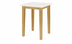 maison bleue Bartisch massiv Florian | laugenfarben / Weiß 78|cm