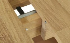 Woodford Säulentisch ausziehbar Mila | Eiche Bianco ca. 130x90 cm -Hoeffner Verkäufe 15302455 8 202106221242