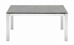 Connubia Keramiktisch ausziehbar Baron | Zement (Grau) ca. 110x70x75 cm (LBH)