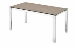 Connubia Keramiktisch ausziehbar Baron | Haselnussbraun 160|cm