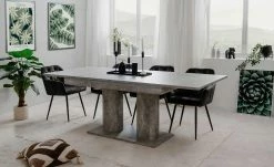 Esstisch ausziehbar Falko | Beton (Nachbildung)
