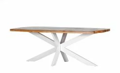 Woodford Design-Säulentisch Sora | Weiß