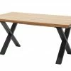 Woodford Massivholztisch ausziehbar Sovis | Wildeiche / Anthrazit ca. 220x100 cm -Hoeffner Verkäufe 15309022 3 202207142232