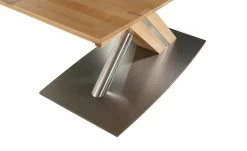 Woodford Säulentisch massiv ausziehbar Tristan | ca. 160x90 cm mit 2 Einlegeplatten -Hoeffner Verkäufe 16300082 10 202208252234