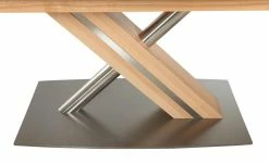 Woodford Säulentisch massiv ausziehbar Tristan | ca. 160x90 cm mit 2 Einlegeplatten -Hoeffner Verkäufe 16300082 4 202208252234